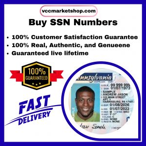Buy SSN Numbers